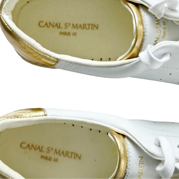 Canal St. Martin • Leather Eapadrille Sneakers - Picture 12 of 14